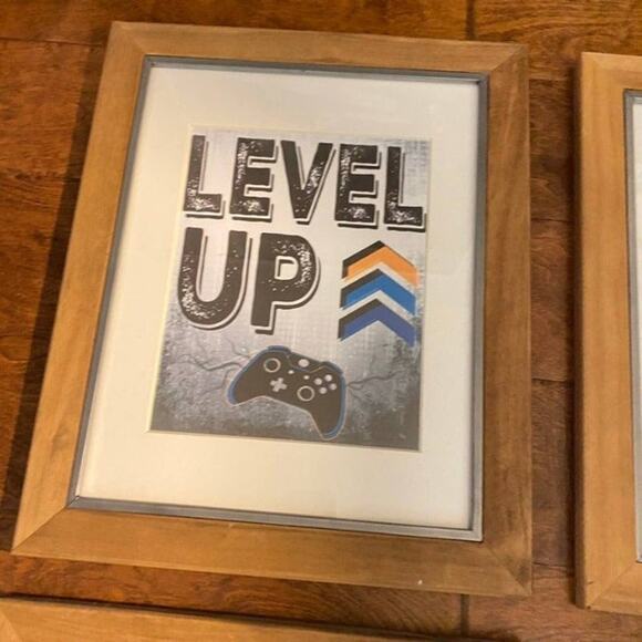 Video Game Play Room XBOX Wooden Framed Signs - Picture 2 of 9